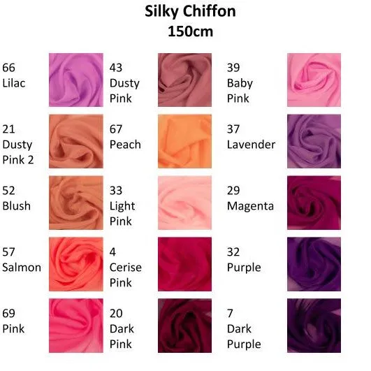 150cm Chiffon