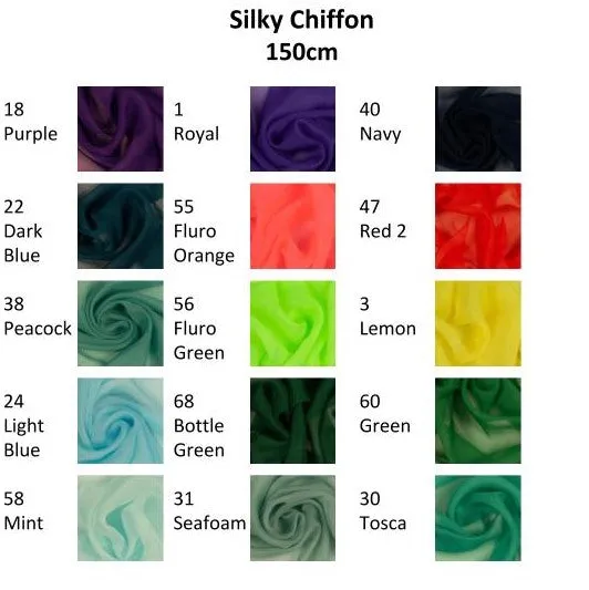 150cm Chiffon