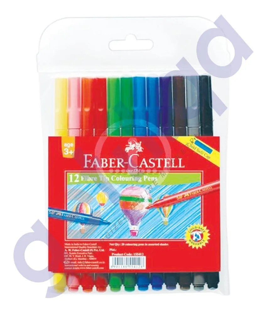 54F-SKETCH PEN SET OF 12  FCIN155412 BY FABER CASTELL