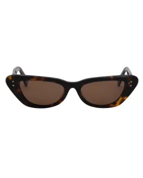 Astrid Polarised Sunglasses in Black & Smoke