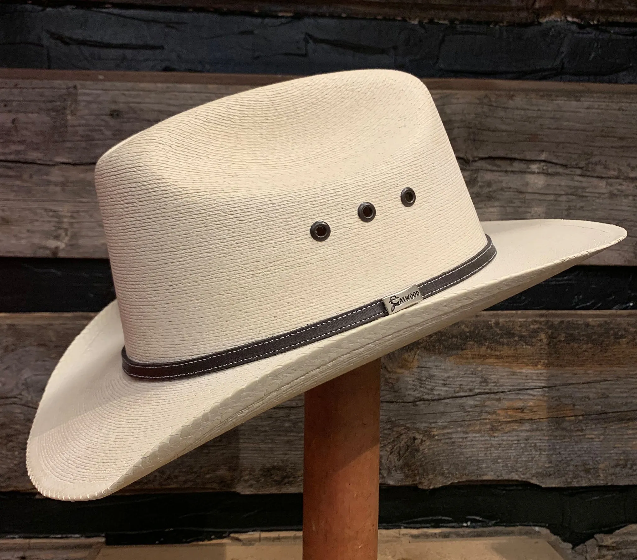 Atwood Austin Low Crown Palm Leaf Hat