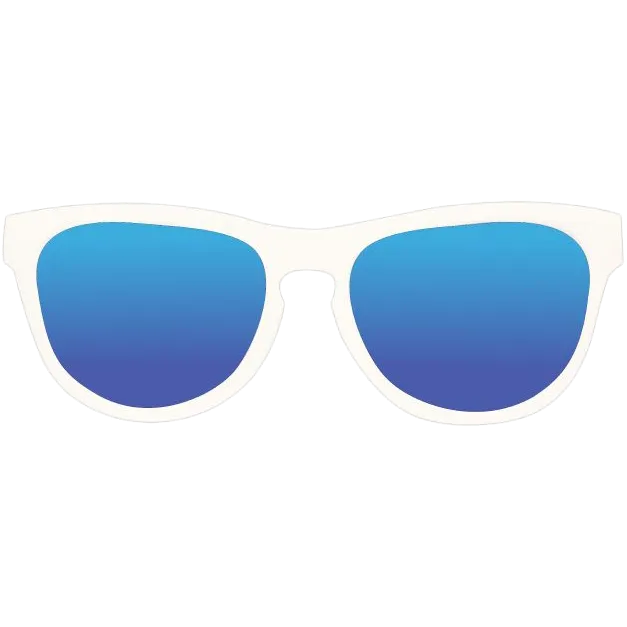 Classic (8-12) White Cloud/Polarized Blue