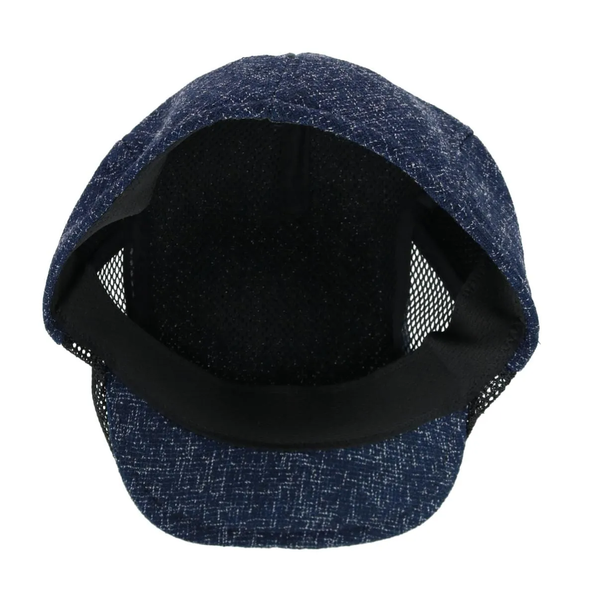 CTM® Men's Mesh Melange Breathable Ivy Cap