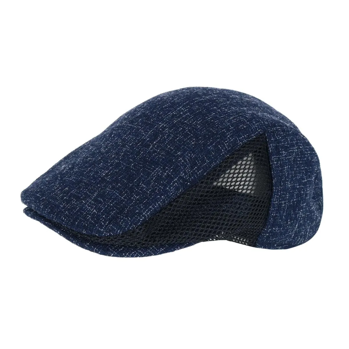 CTM® Men's Mesh Melange Breathable Ivy Cap