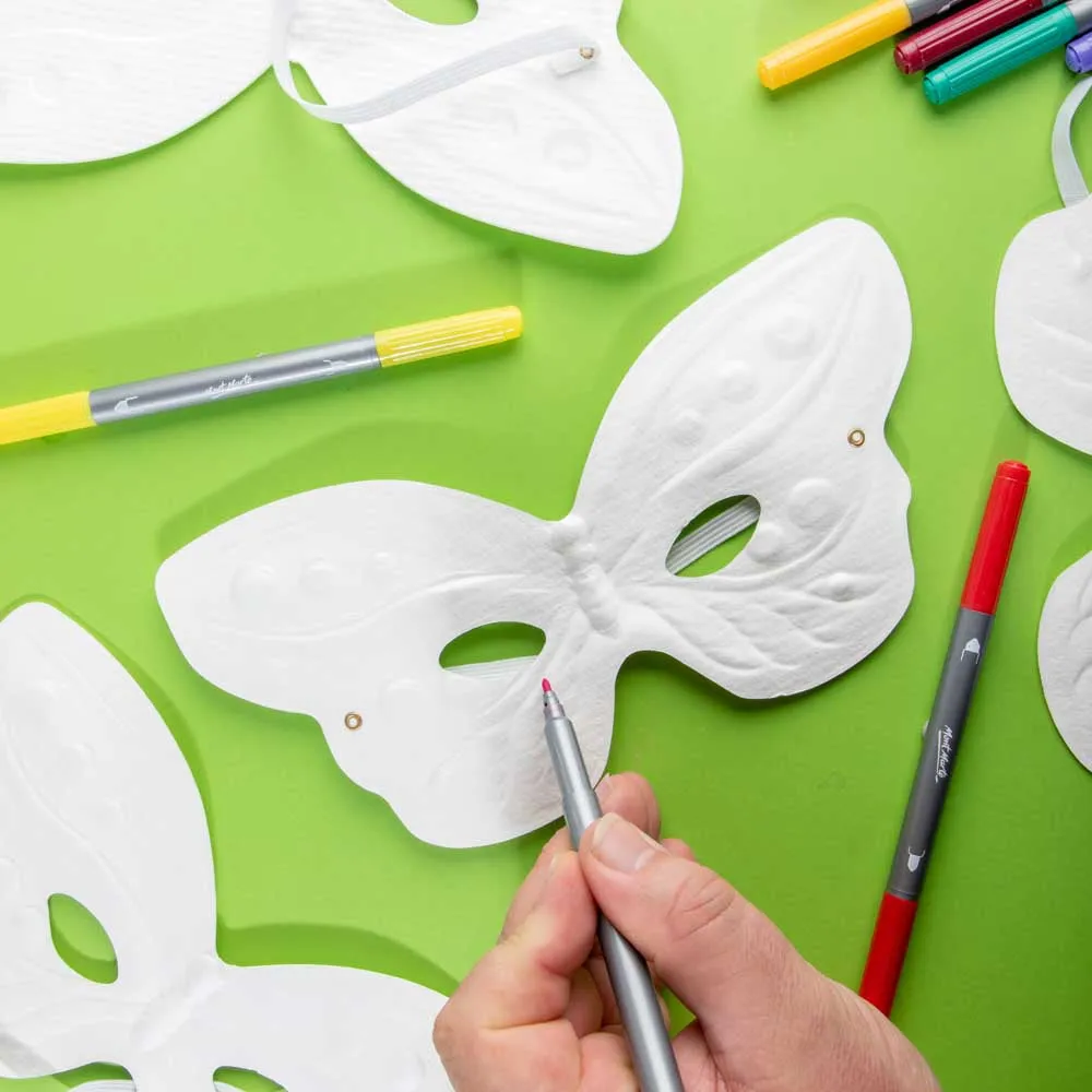 DIY Party Masks Discovery 4pc - Half Butterfly