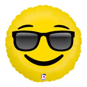 Emoji Sunglasses 18" Round Package.