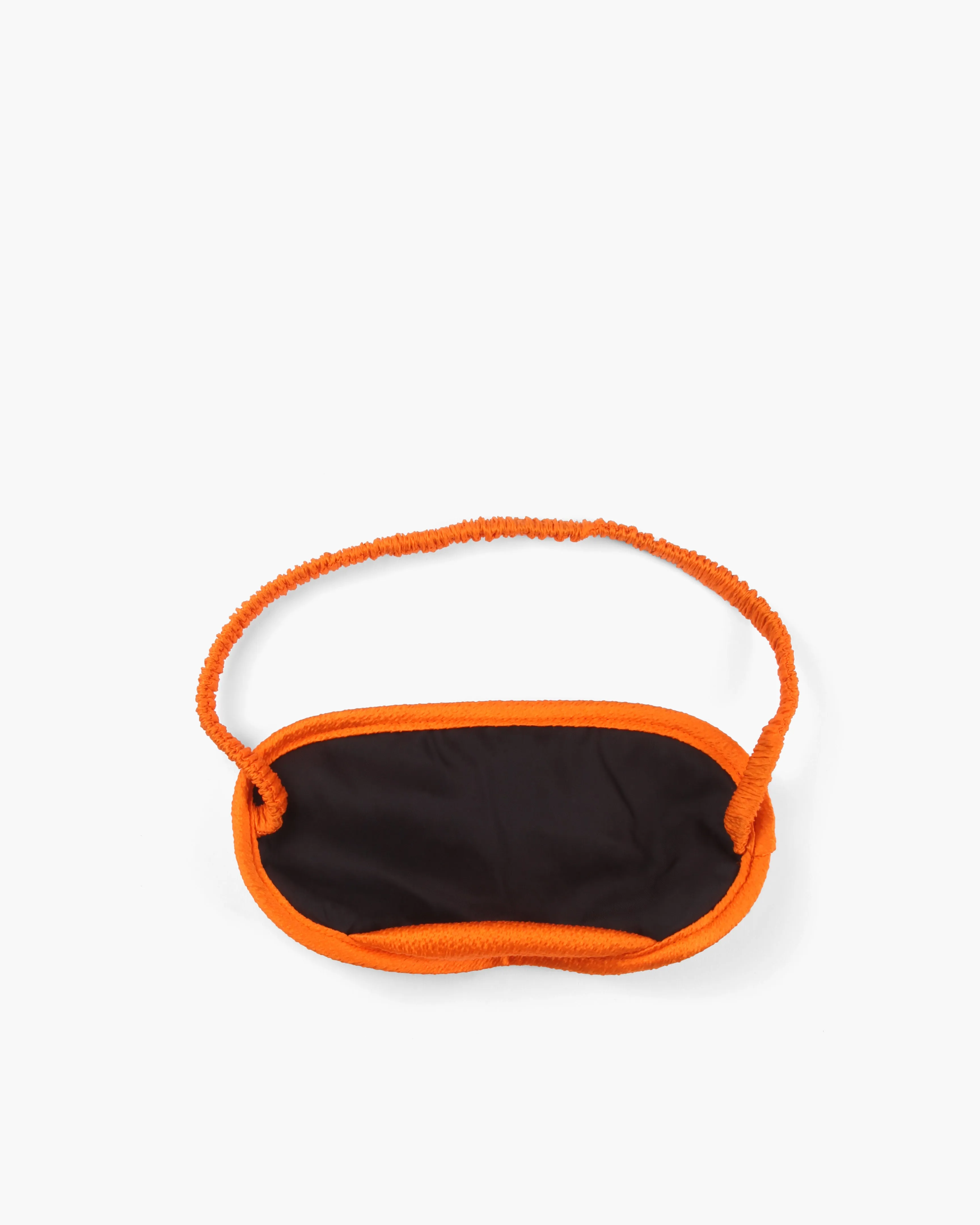 Eye Mask Hammered Silk Orange