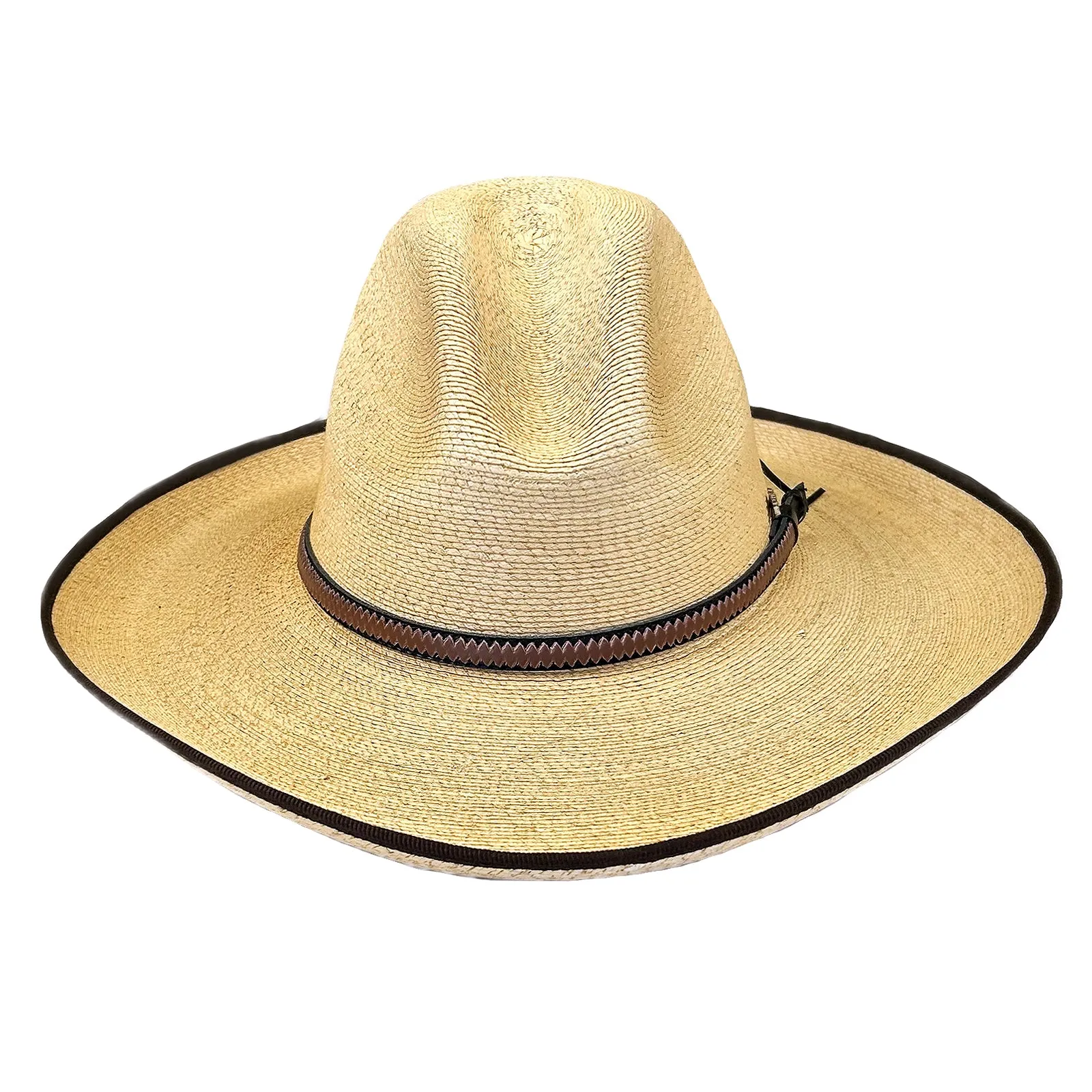 Fine Palm Straw Golden Gus Western Cowboy Hat