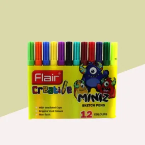 Flair Miniz Sketch Pens ( Pack of 12 )