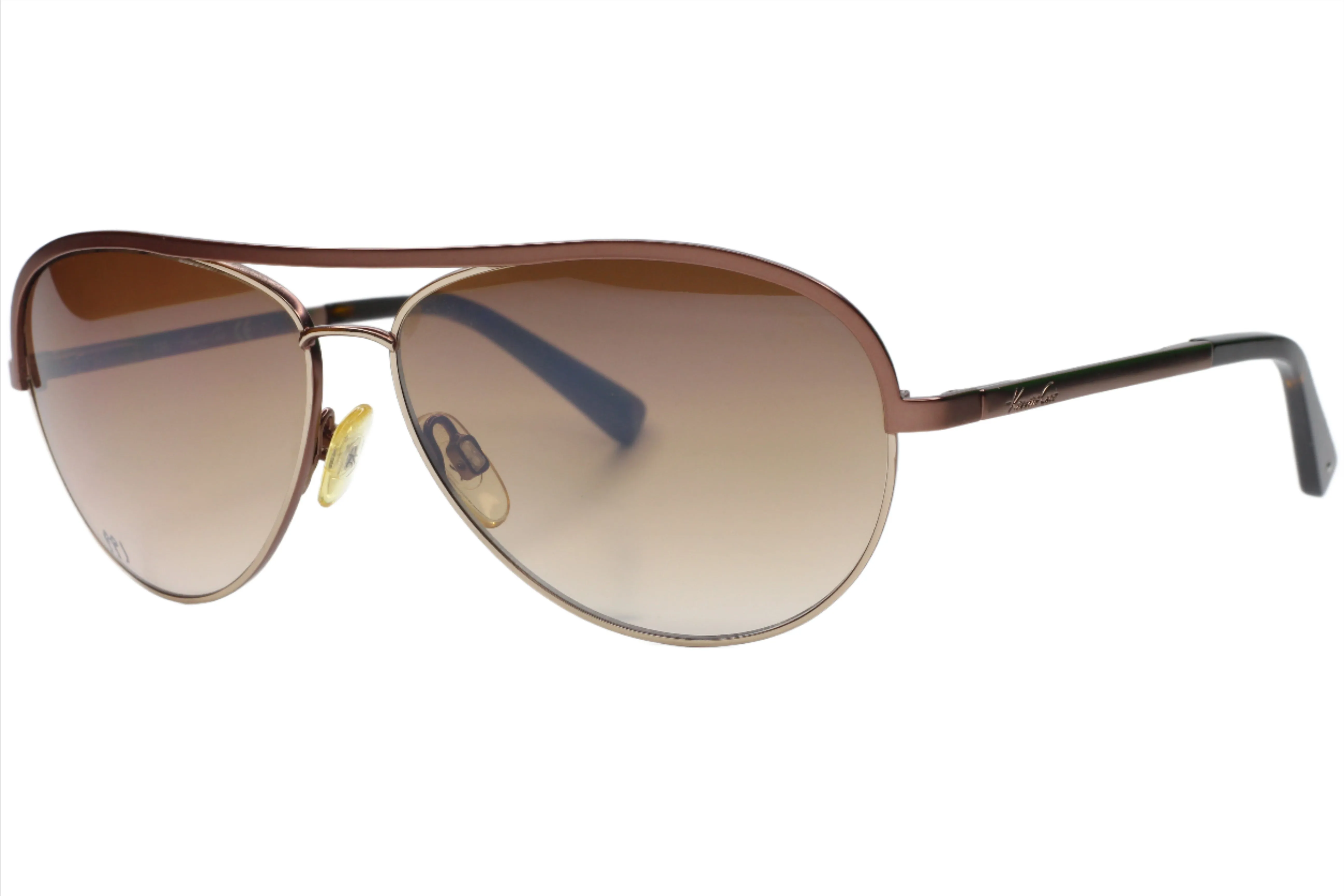 Kenneth Cole KC7018 45F Copper Aviator Sunglasses -Ma