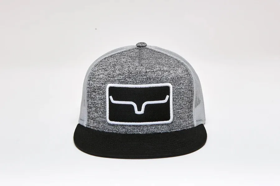 Kimes Ranch Banner Ventilated Trucker Cap - Grey Heather