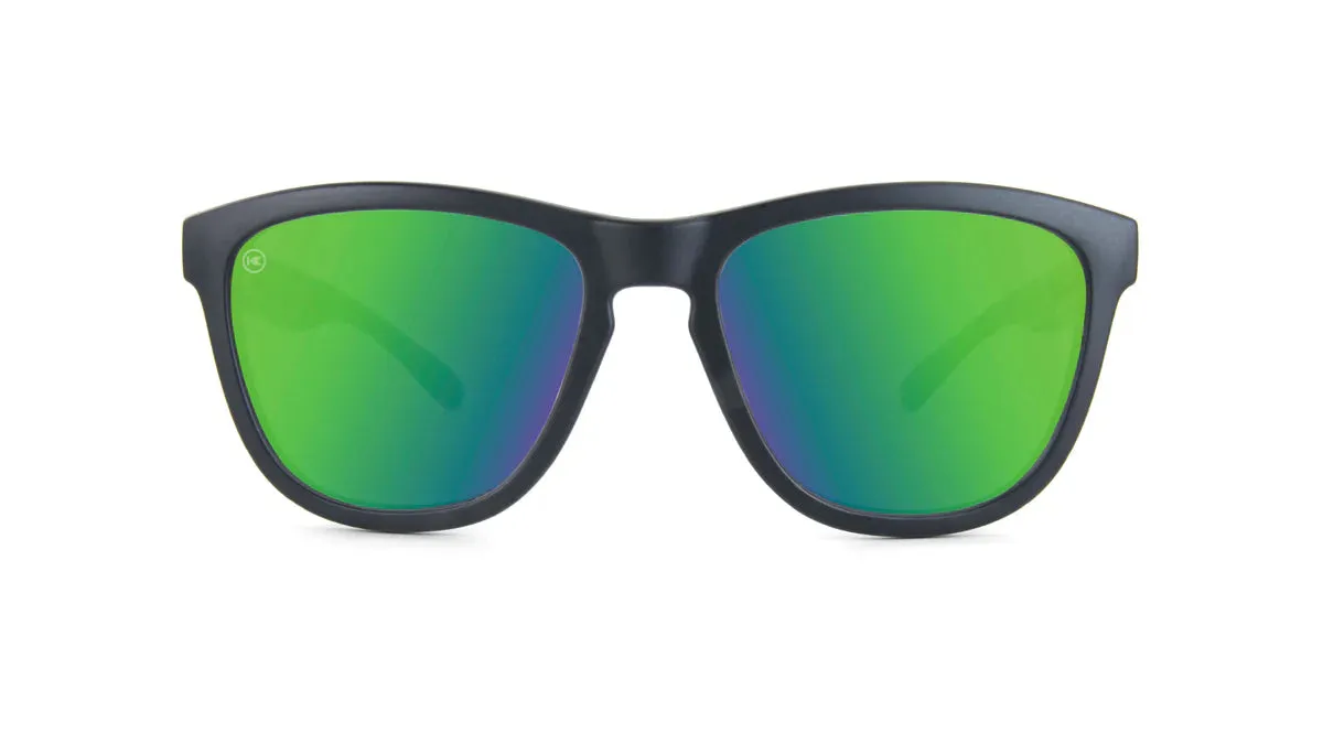 Knockaround Kids Premiums: Black/Green Moonshine