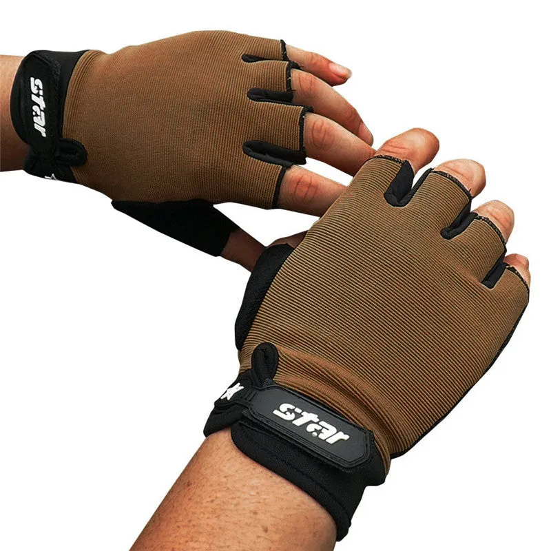 Men's Fingerless Cycling Gloves