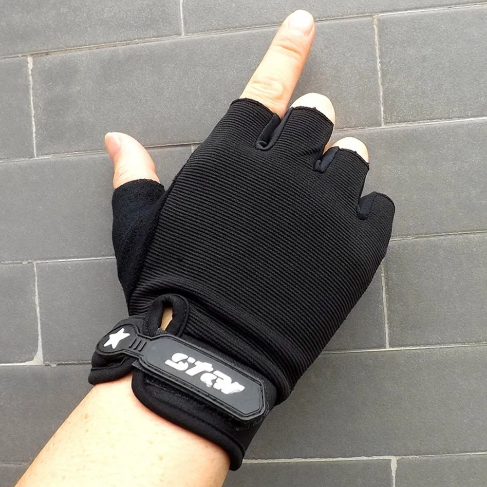 Men's Fingerless Cycling Gloves