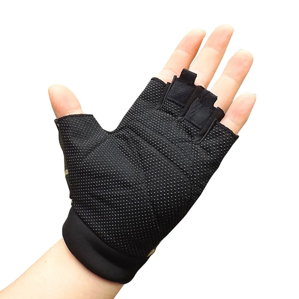 Men's Fingerless Cycling Gloves