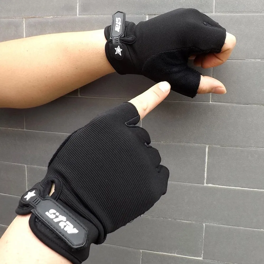 Men's Fingerless Cycling Gloves