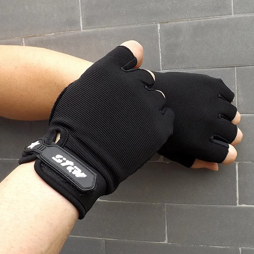 Men's Fingerless Cycling Gloves