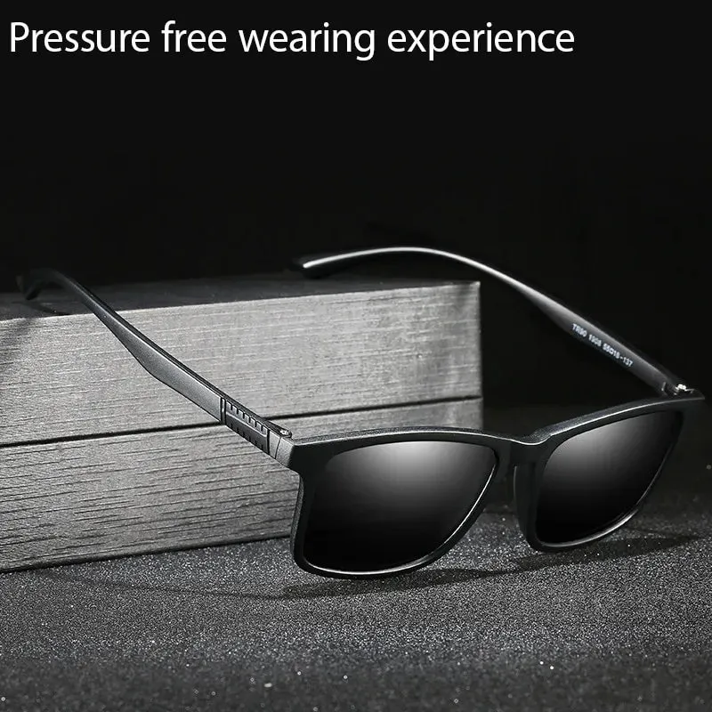 New Uv Resistant High Definition Resin For Sunglasses Easy To Carry Sunglasses Polarized Light Trendy Men And Women