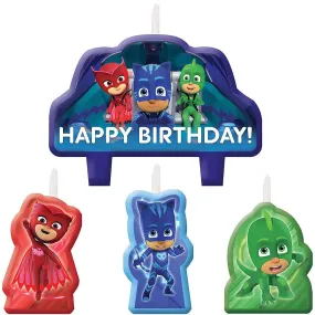 PJ Masks Candle Set - 4 Pkt