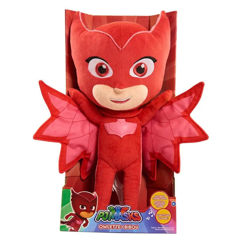 PJ Masks Sing & Talking Feature Plush - Owlette, Red