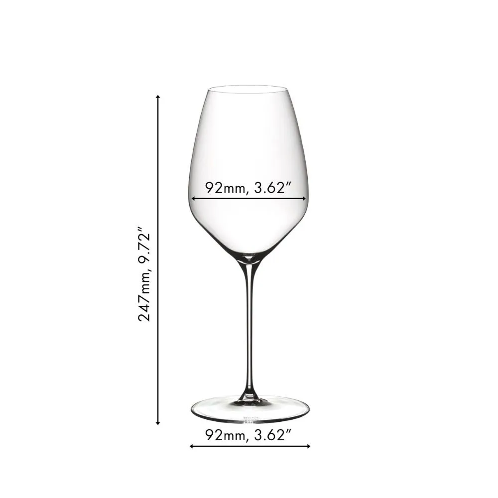 Riedel Veloce Riesling set 2 stem glasses