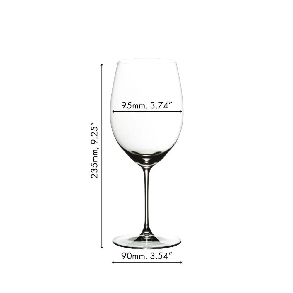 Riedel Veritas Cabernet/Merlot set 2 stem glasses