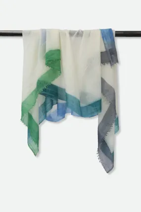 SANTORINI SCARF IN HAND DYED CASHMERE