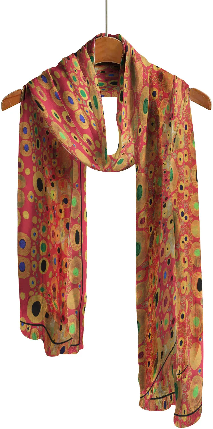 Sheer Long Museum Art Scarf