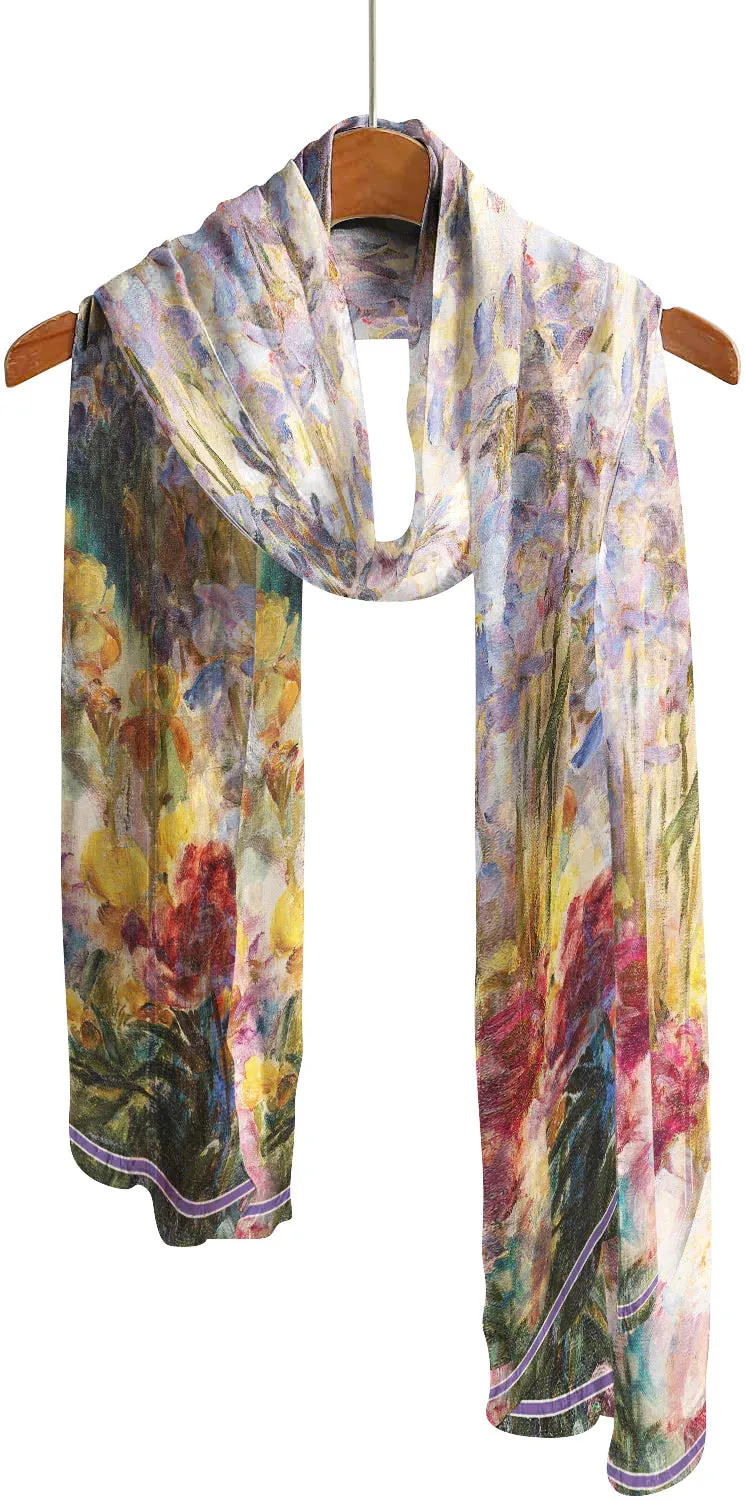 Sheer Long Museum Art Scarf