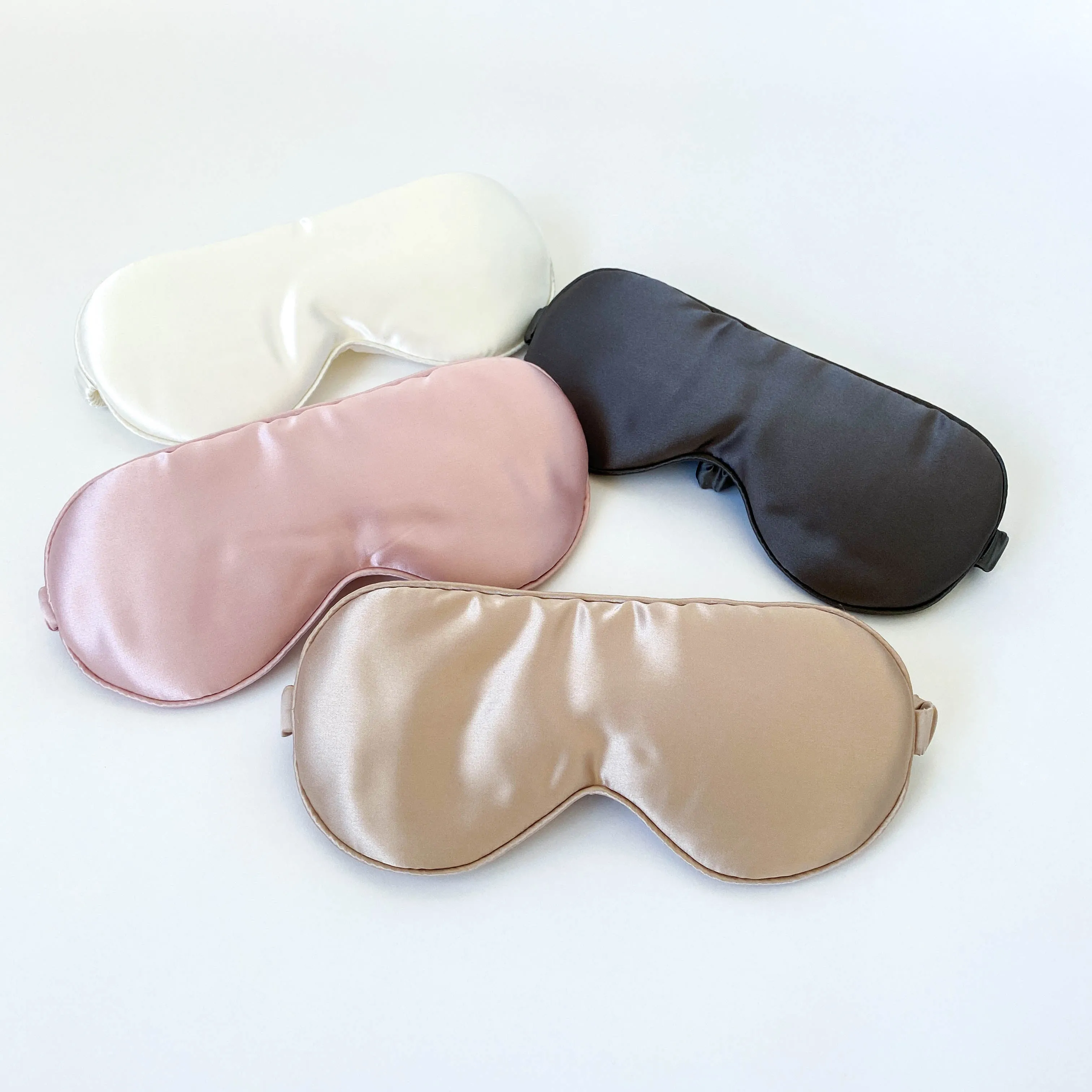 Silk Sleep Eye Mask - Champagne Gold