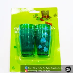 St Patrick's Day - Green Shot Glasses 6pk