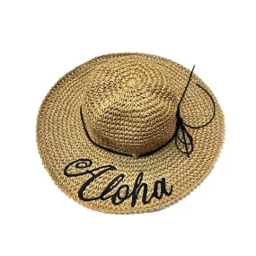 SUN STRAW HAT: Aloha