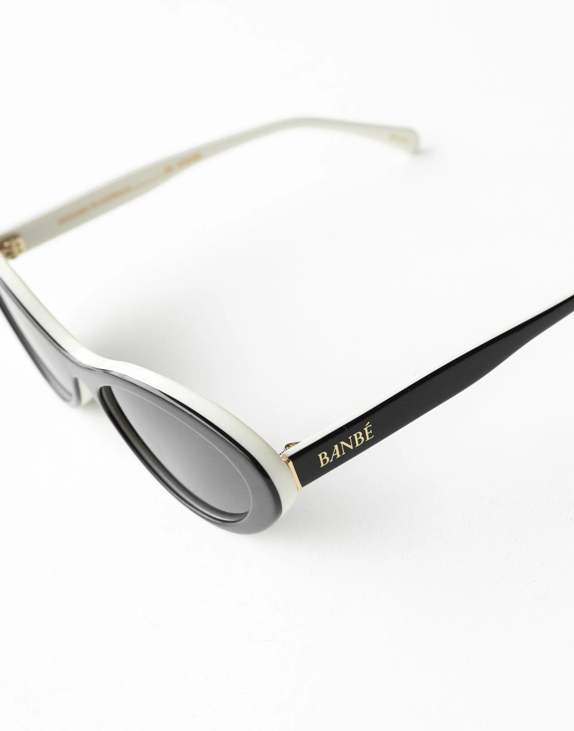 The Ferragni Sunglasses (Black Ivory Jet) - By Banbé