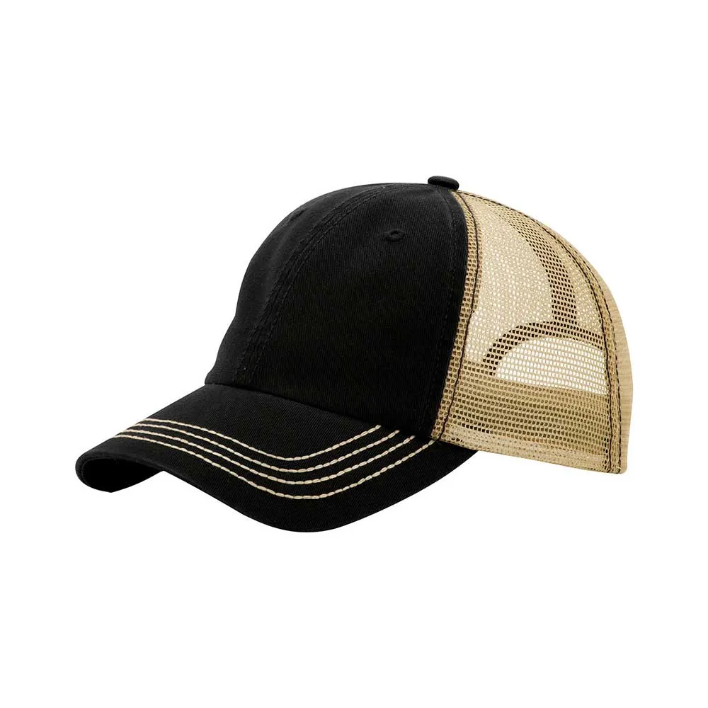 Washed Contrast Trucker Cap